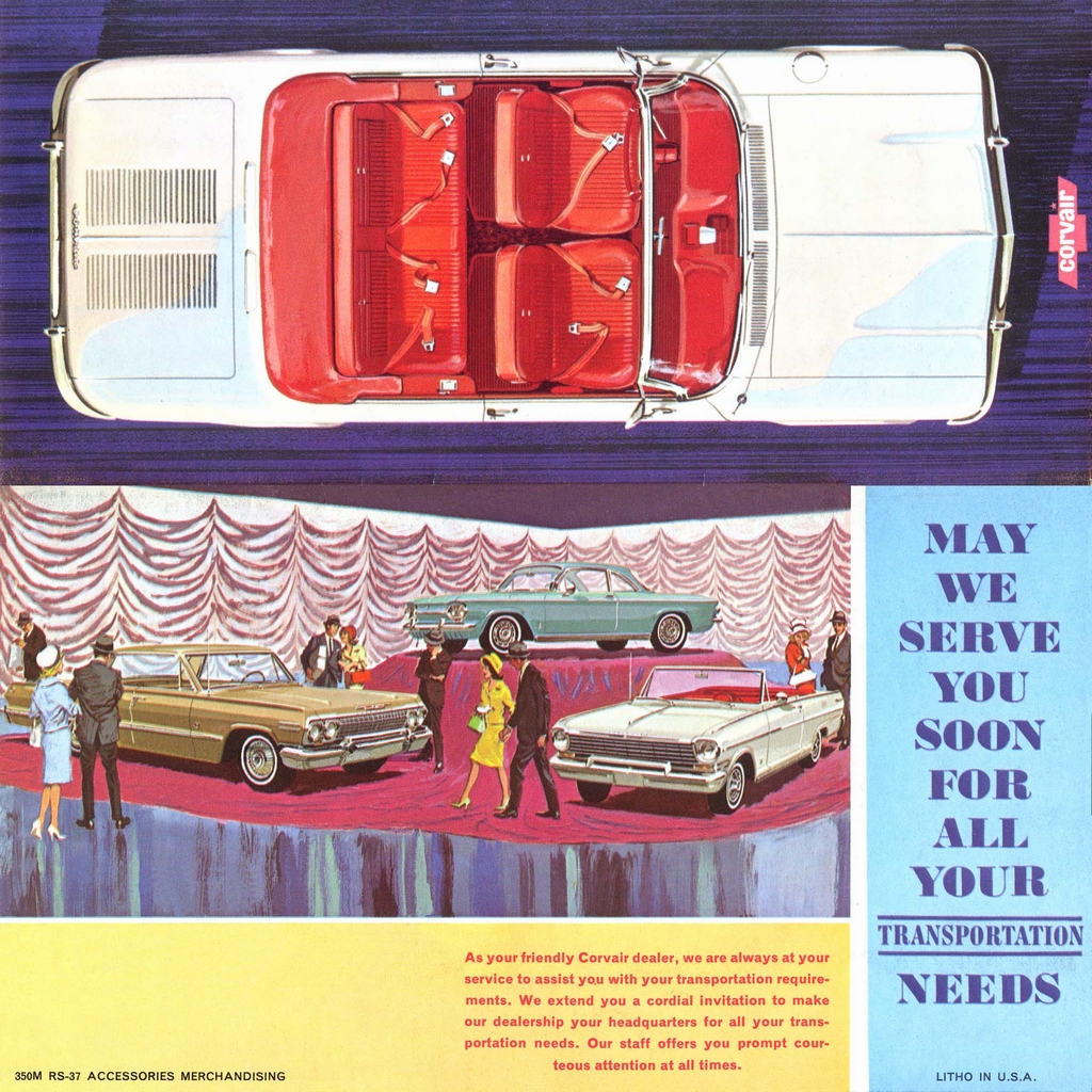 1963 Chevrolet Corvair Accessories Booklet Page 5